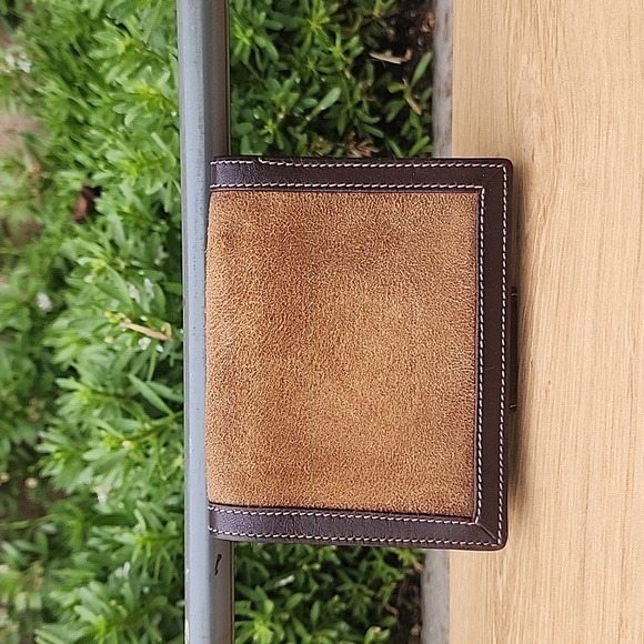 Loewe Anagram Brown Suede Wallet - Picture 3 of 13